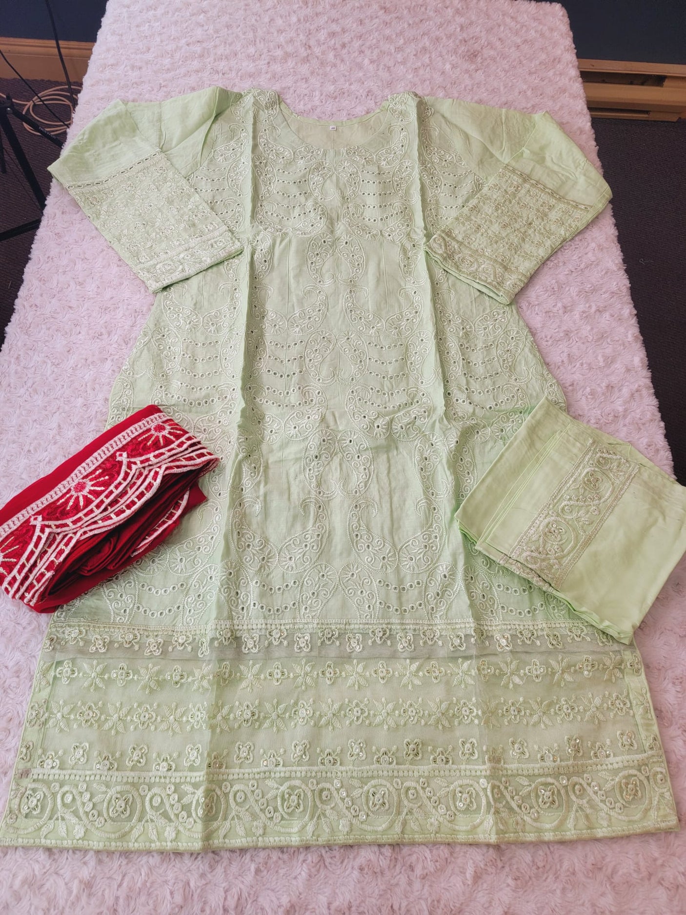 Pakistani Stitched Embroidery luxury  lawn Dresses Ready To Ship