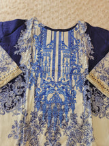 Pakistani Stitched lawn Embroidered Salwar kameez ready to ship