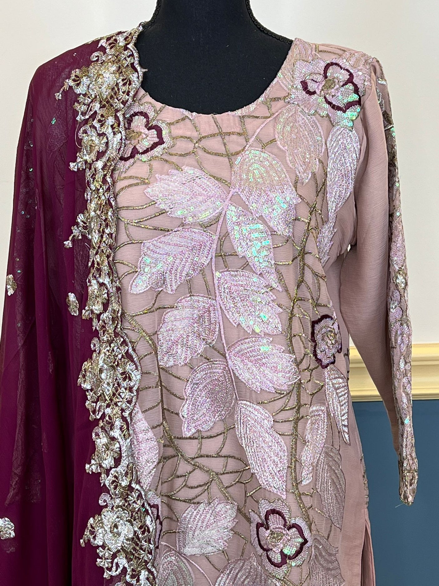 Pakistani Embroidered Party wear  Ready To Ship