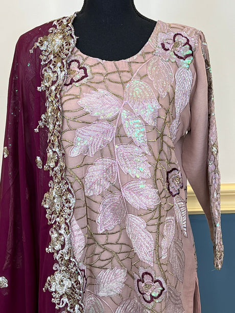 Pakistani Embroidered Party wear  Ready To Ship