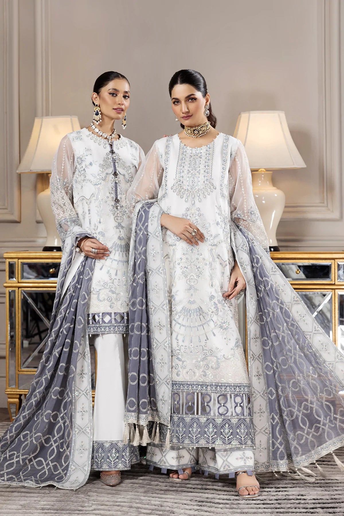 Alizeh Embroidered Chiffon Collection100% Original