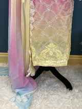 Luxury lawn with Chiffon dupatta Ready To Ship