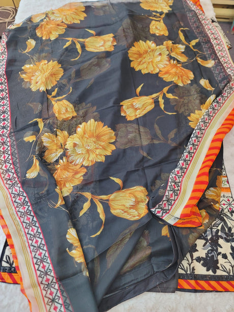 Pakistani Stitched lawn Embroidered Salwar kameez ready to ship