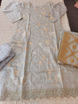 Pakistani Stitched Embroidery Party Wear Dresses Ready To Ship