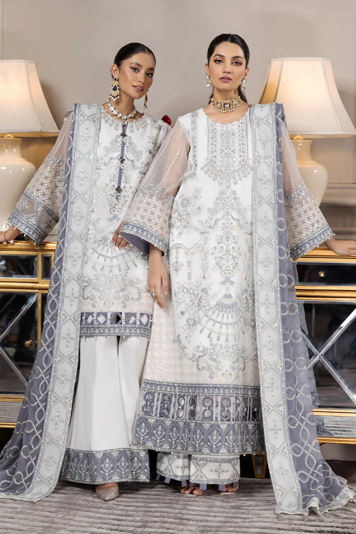 Alizeh Embroidered Chiffon Collection100% Original