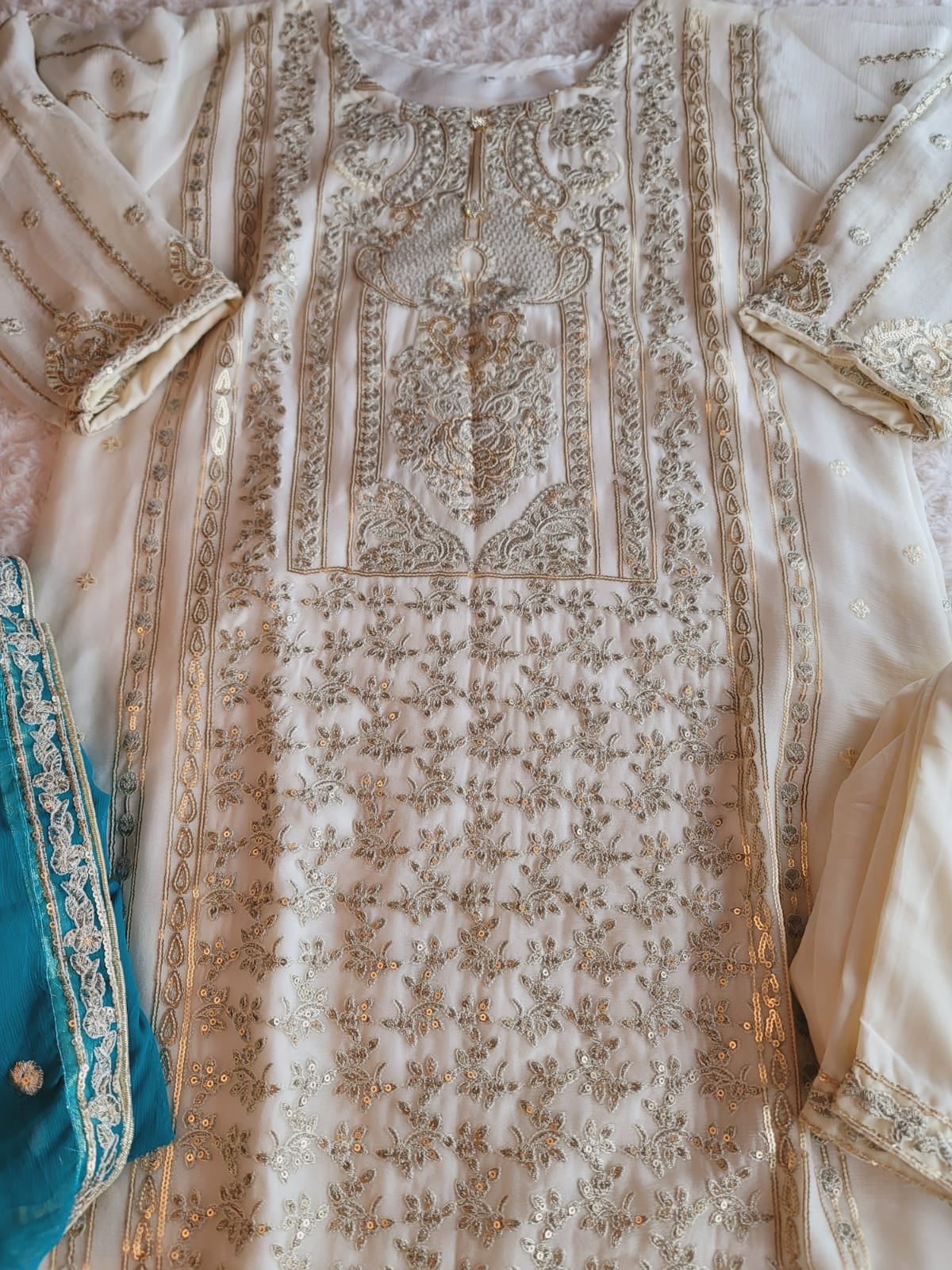 Pakistani Stitched Embroidery Party Wear Dresses Ready To Ship