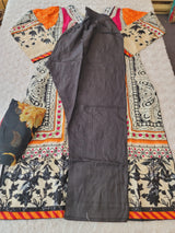 Pakistani Stitched lawn Embroidered Salwar kameez ready to ship