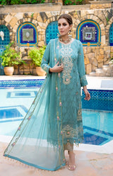 Mizka by Mi-Creation Luxury  Embroidered Chiffon Collection-100% Original