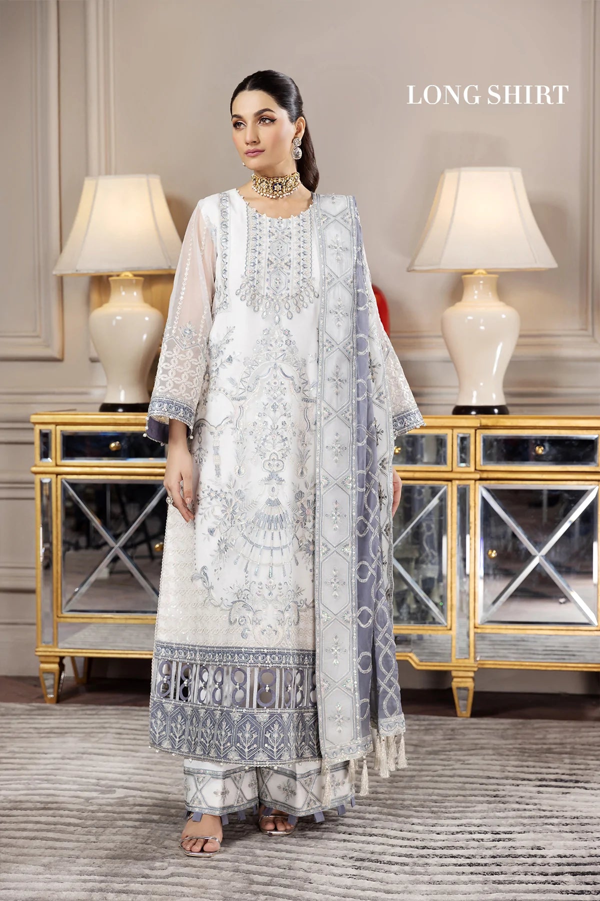 Alizeh Embroidered Chiffon Collection100% Original