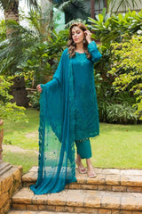 Mizka by Mi-Creation Luxury  Embroidered Chiffon Collection-100% Original