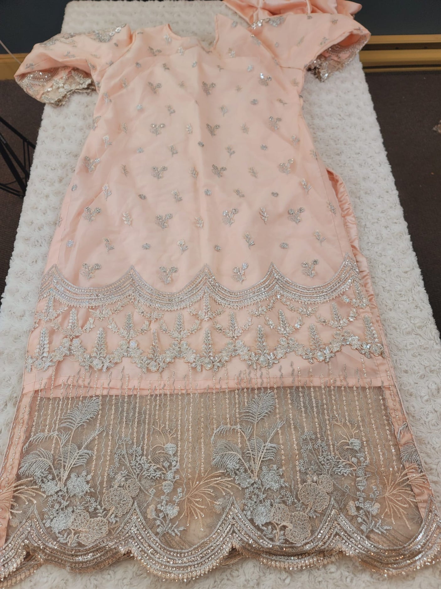 Pakistani Stitched Embroidery Party Wear Dresses Ready To Ship