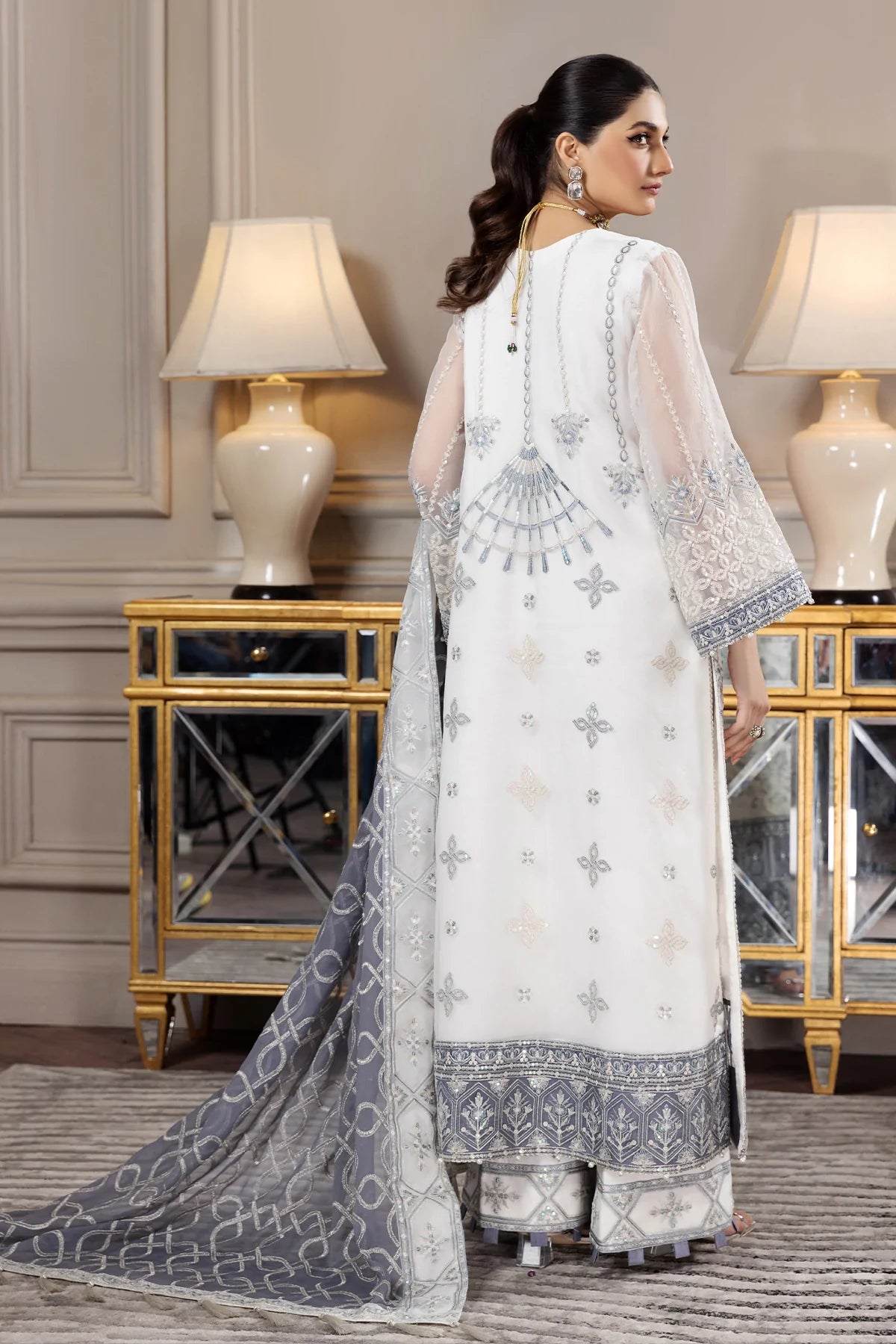 Alizeh Embroidered Chiffon Collection100% Original
