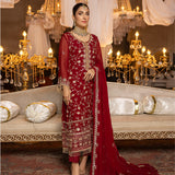 Merakish Chiffion By Shahzeb Textile Luxury Embroidered Collection 100% Original