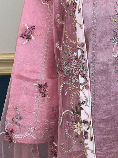 Pakistani Stitched Embroidery Party Wear Dresses Ready To Ship