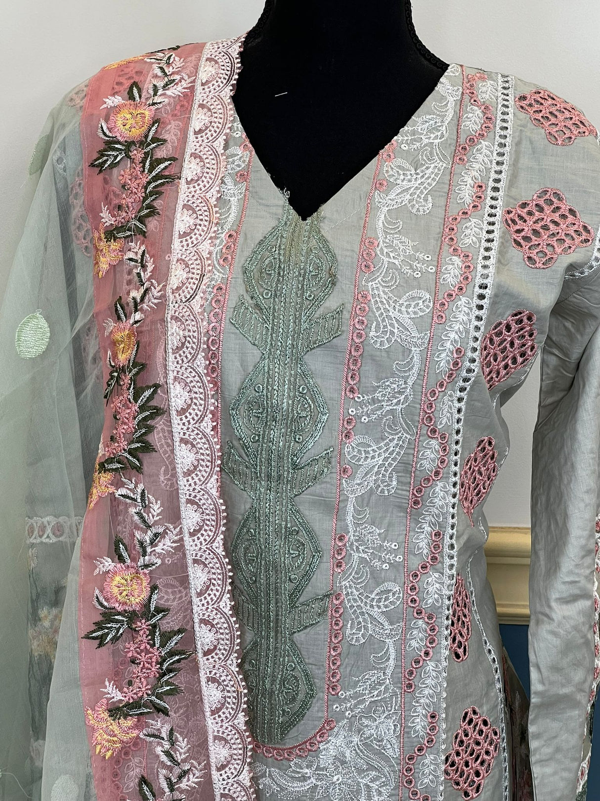 Luxury Embroidered lawn Ready To Ship