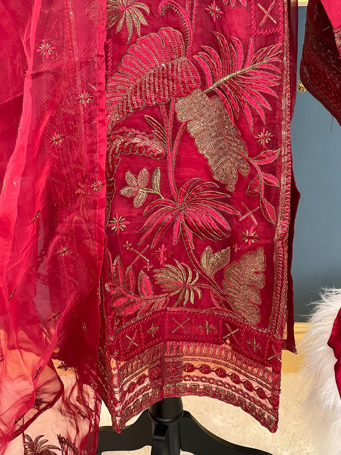 Pakistani Stitched Embroidery Party Wear Dresses Ready To Ship