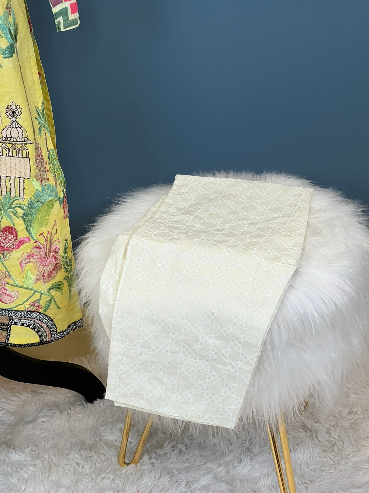 Indian Cotton Stitched Embroidery Suit Ready To Ship