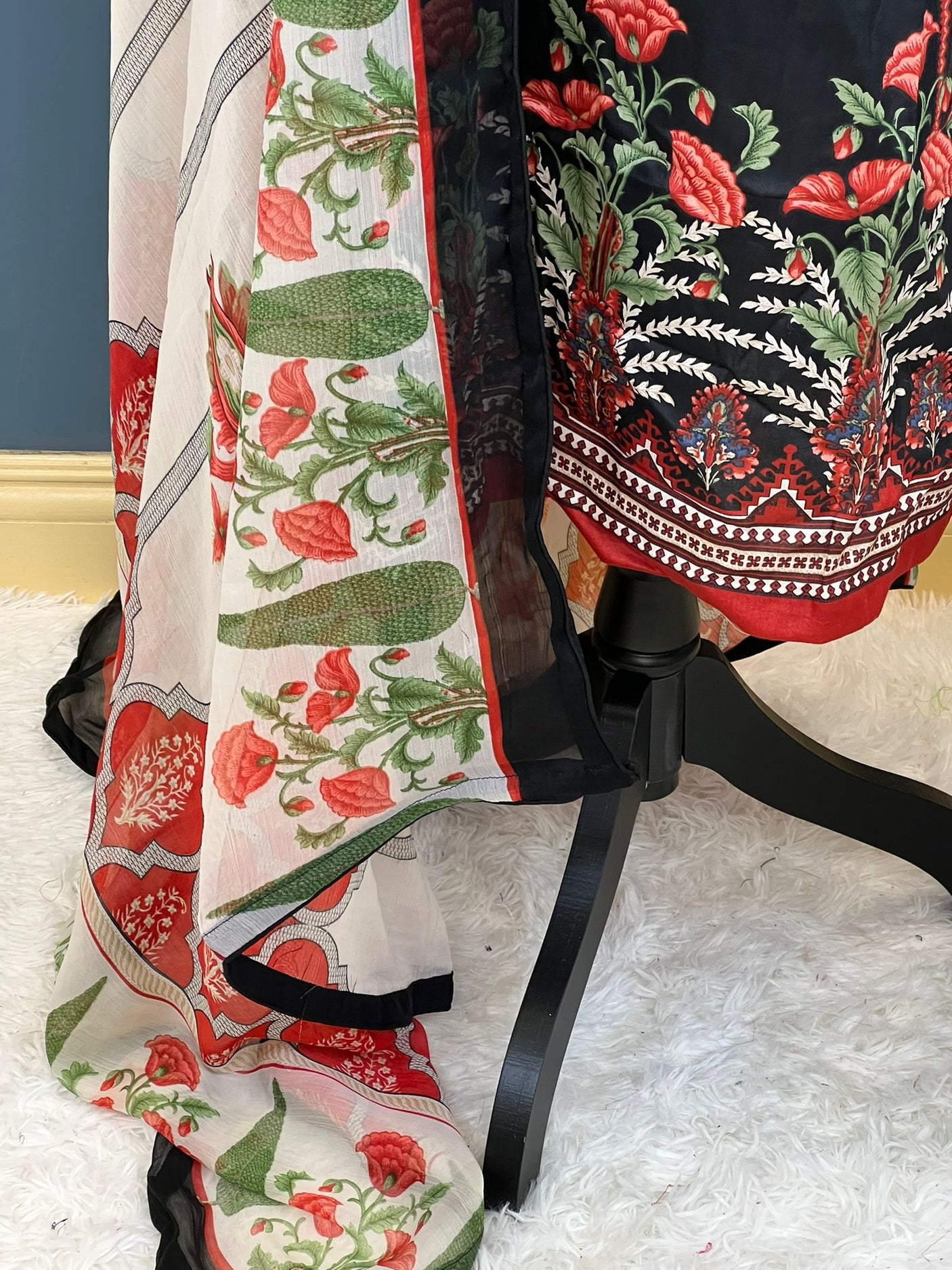 Pakistani Stitched lawn Embroidered Salwar kameez ready to ship