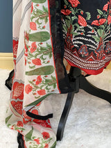 Pakistani Stitched lawn Embroidered Salwar kameez ready to ship