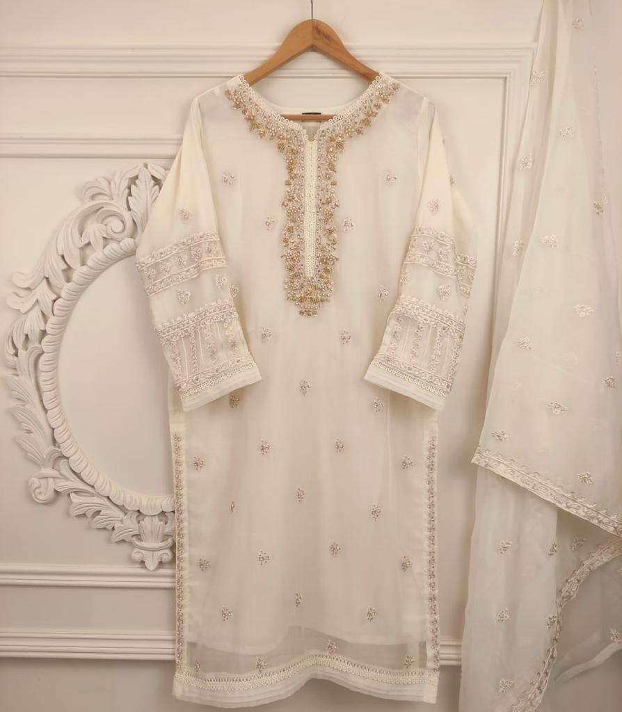 Chiffon 2 Piece Kurti Ready To Ship