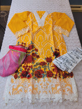 Pakistani Stitched Embroidery Lawn Suit Ready To Ship