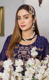Zainab Fazlani Luxury Embrodered chiffon Collection 100% Original