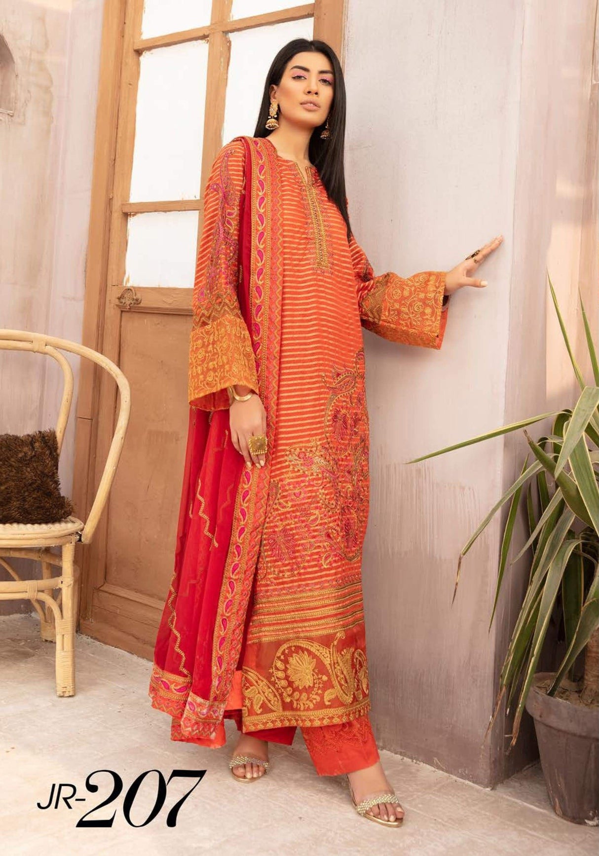 NAMAEESH by Johra Embroidered Lawn Collection 2021 -100% Original Guaranteed