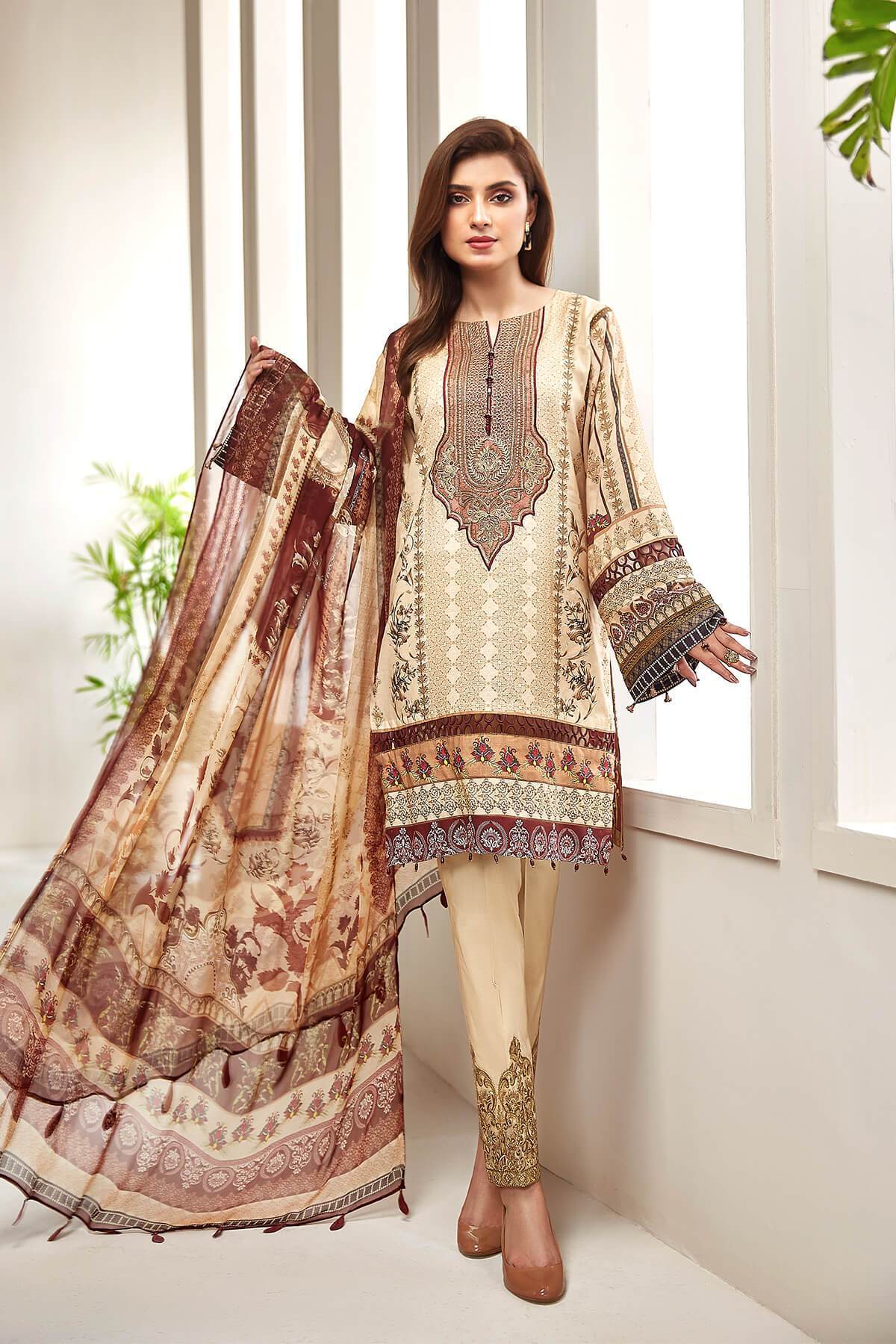 Farasha Lawn Collection 2020-100% Original Guaranteed