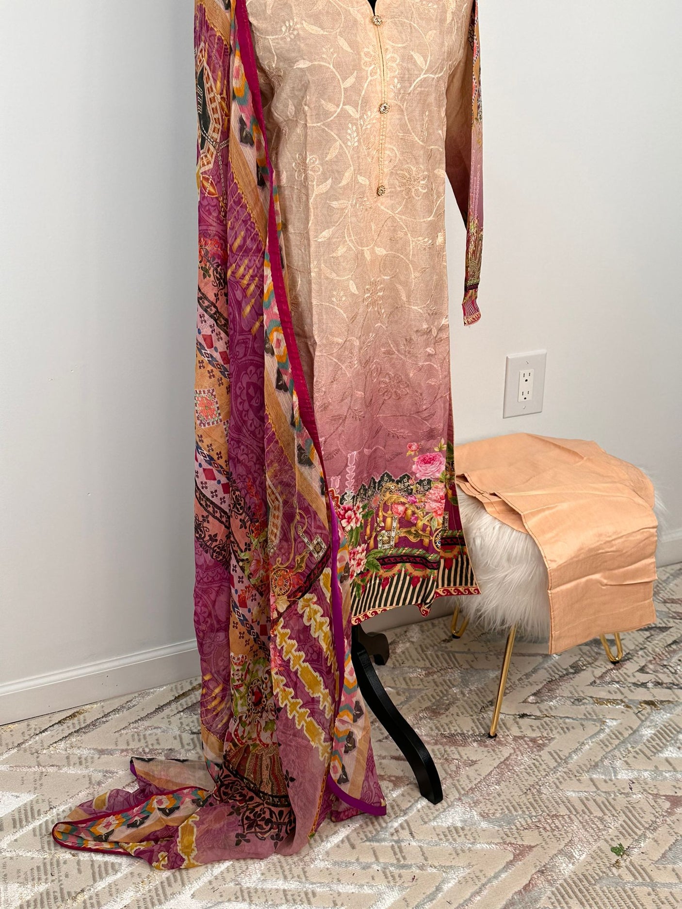 Pakistani Embroidered Lawn ready to ship