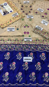 Pakistani Stitched Embroidery Party Wear Dresses Ready To Ship