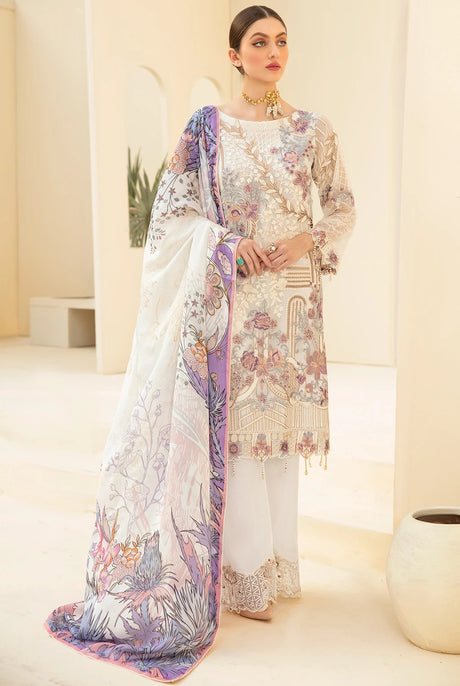 Rangoon By Ramsha Luxury Chiffon Embroidered Collection  -100% Original Guaranteed