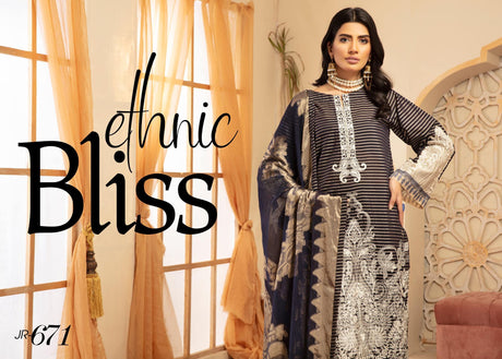 JHALAK by Johra Embroidered Lawn Collection 2021 -100% Original Guaranteed