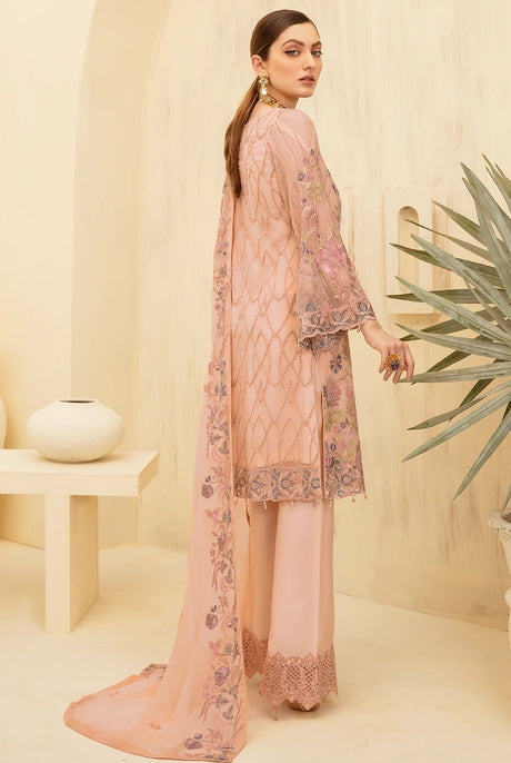 Rangoon By Ramsha Luxury Chiffon Embroidered Collection -100% Original Guaranteed