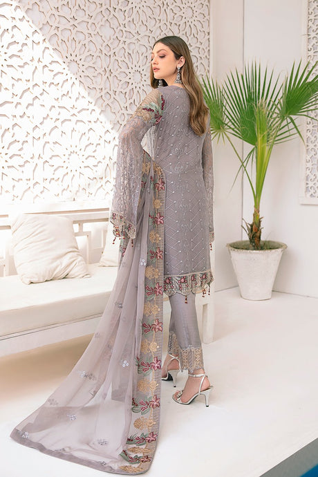 Minhal Luxury Chiffon Embroidered 2021 -100% Original Guaranteed