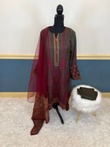 Pakistani Embroidered Party wear  Ready To Ship