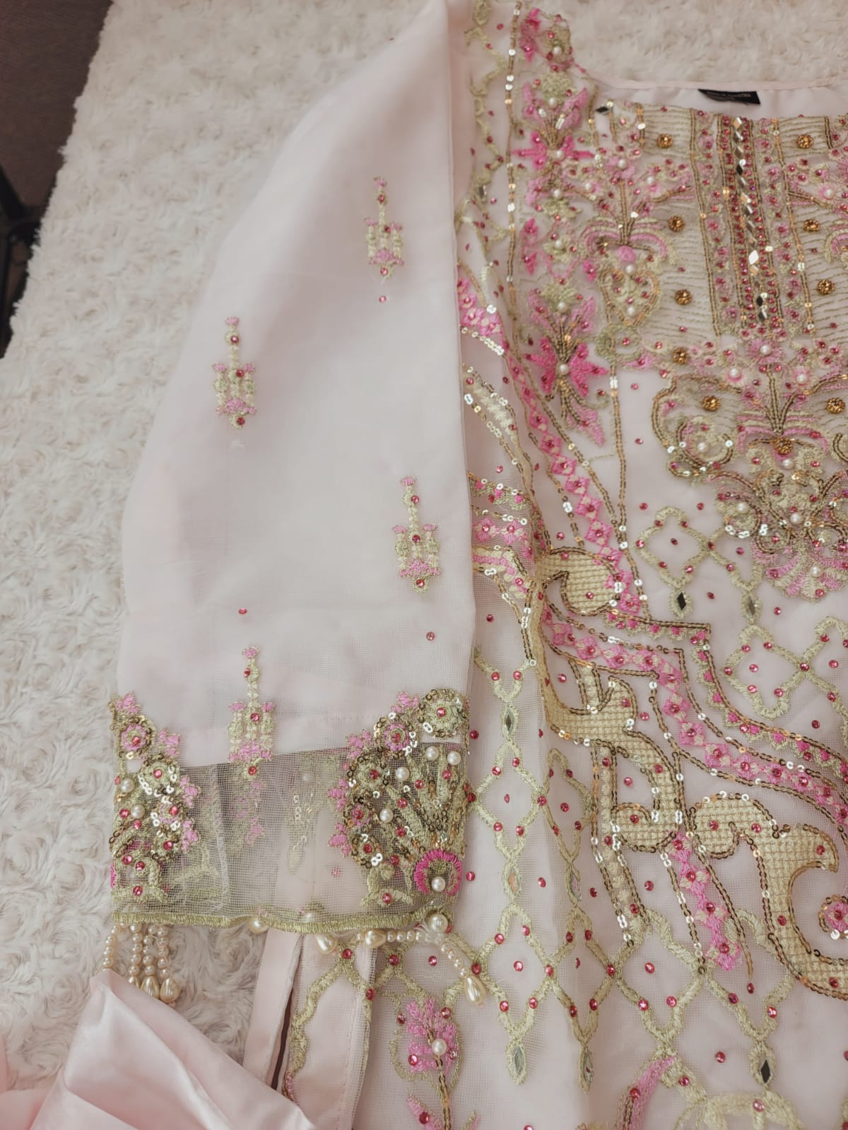 Pakistani Stitched Embroidery Party Wear Dresses Ready To Ship