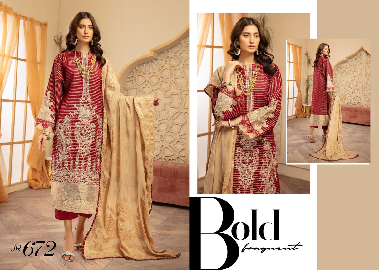 JHALAK by Johra Embroidered Lawn Collection 2021 -100% Original Guaranteed