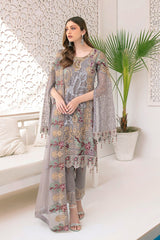 Minhal Luxury Chiffon Embroidered 2021 -100% Original Guaranteed