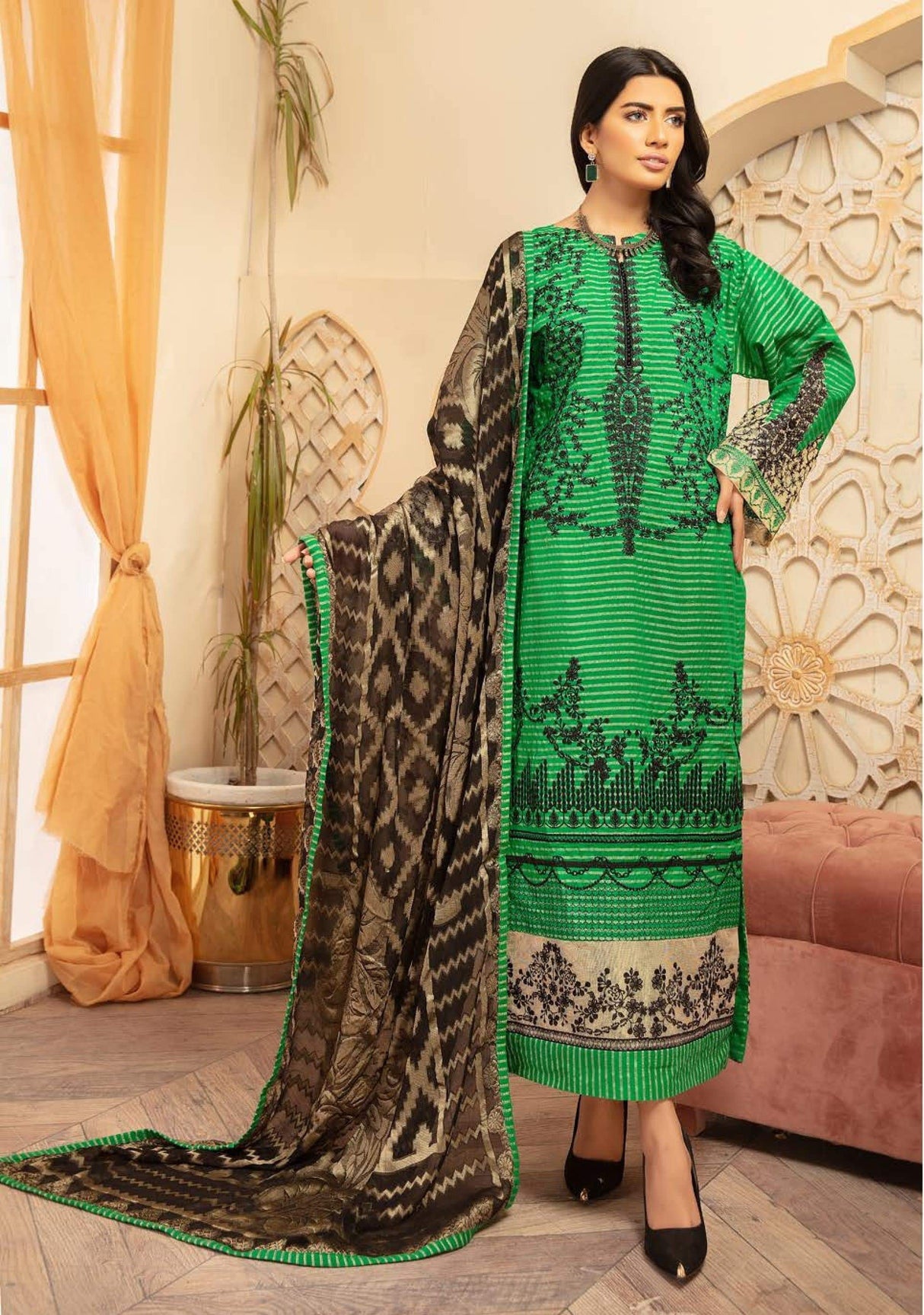 JHALAK by Johra Embroidered Lawn Collection 2021 -100% Original Guaranteed