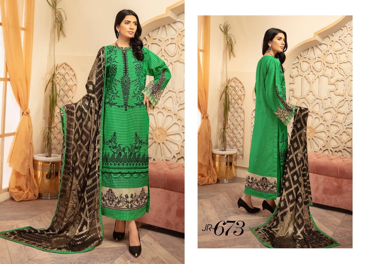 JHALAK by Johra Embroidered Lawn Collection 2021 -100% Original Guaranteed