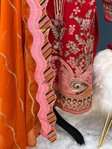 Pakistani Stitched Embroidery Party Wear Dresses Ready To Ship