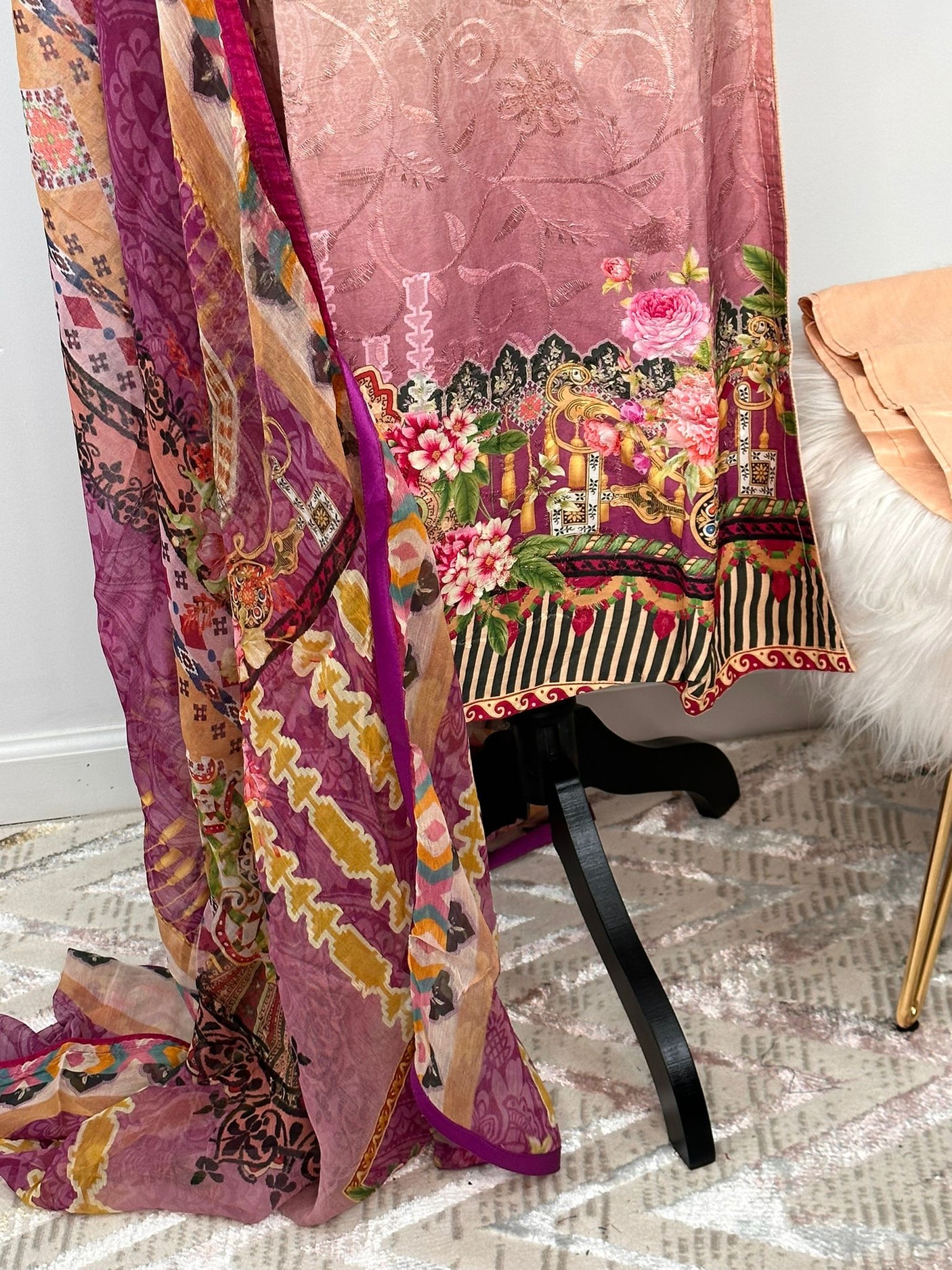 Pakistani Embroidered Lawn ready to ship