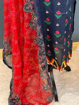 Pakistani Stitched lawn Embroidered Salwar kameez ready to ship