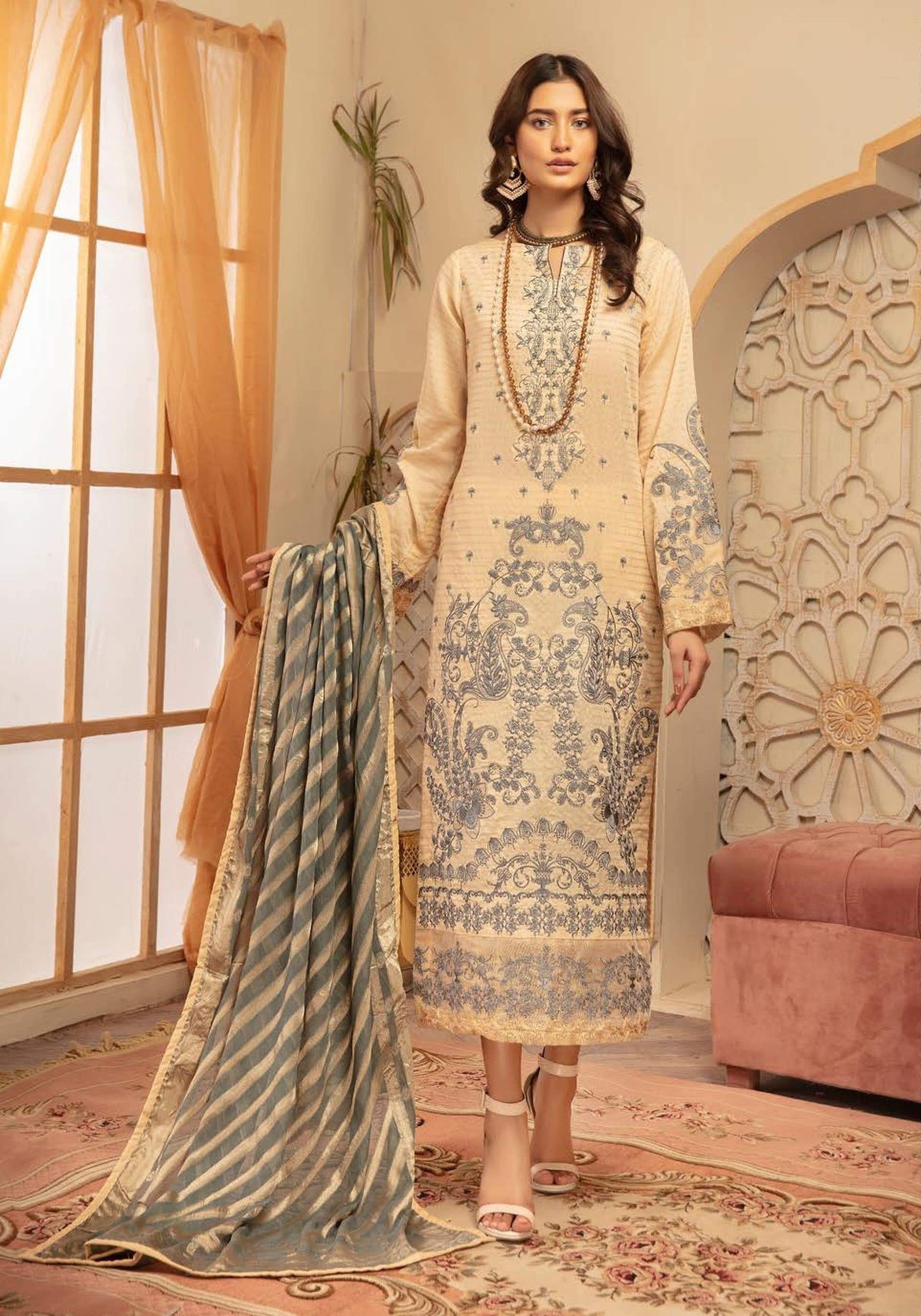 JHALAK by Johra Embroidered Lawn Collection 2021 -100% Original Guaranteed