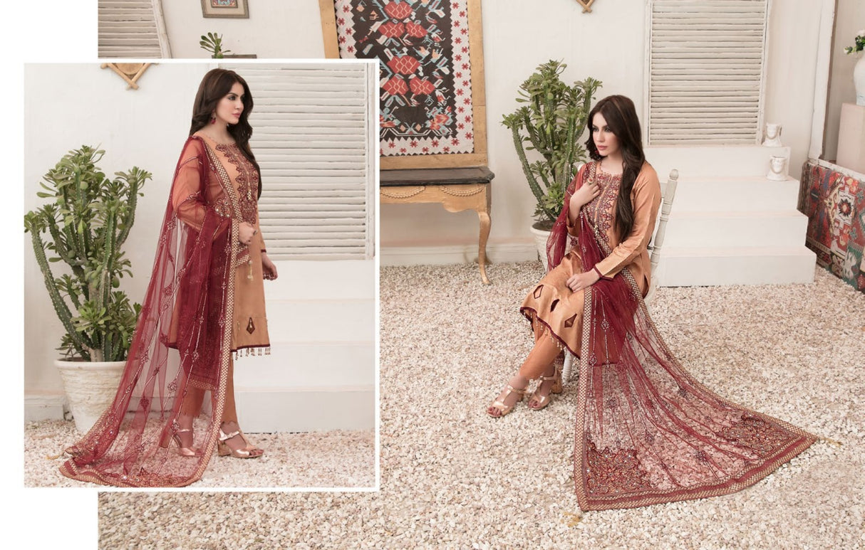 Expression Of Love By Tawakkal Embroidered Lawn Collection 100% Original