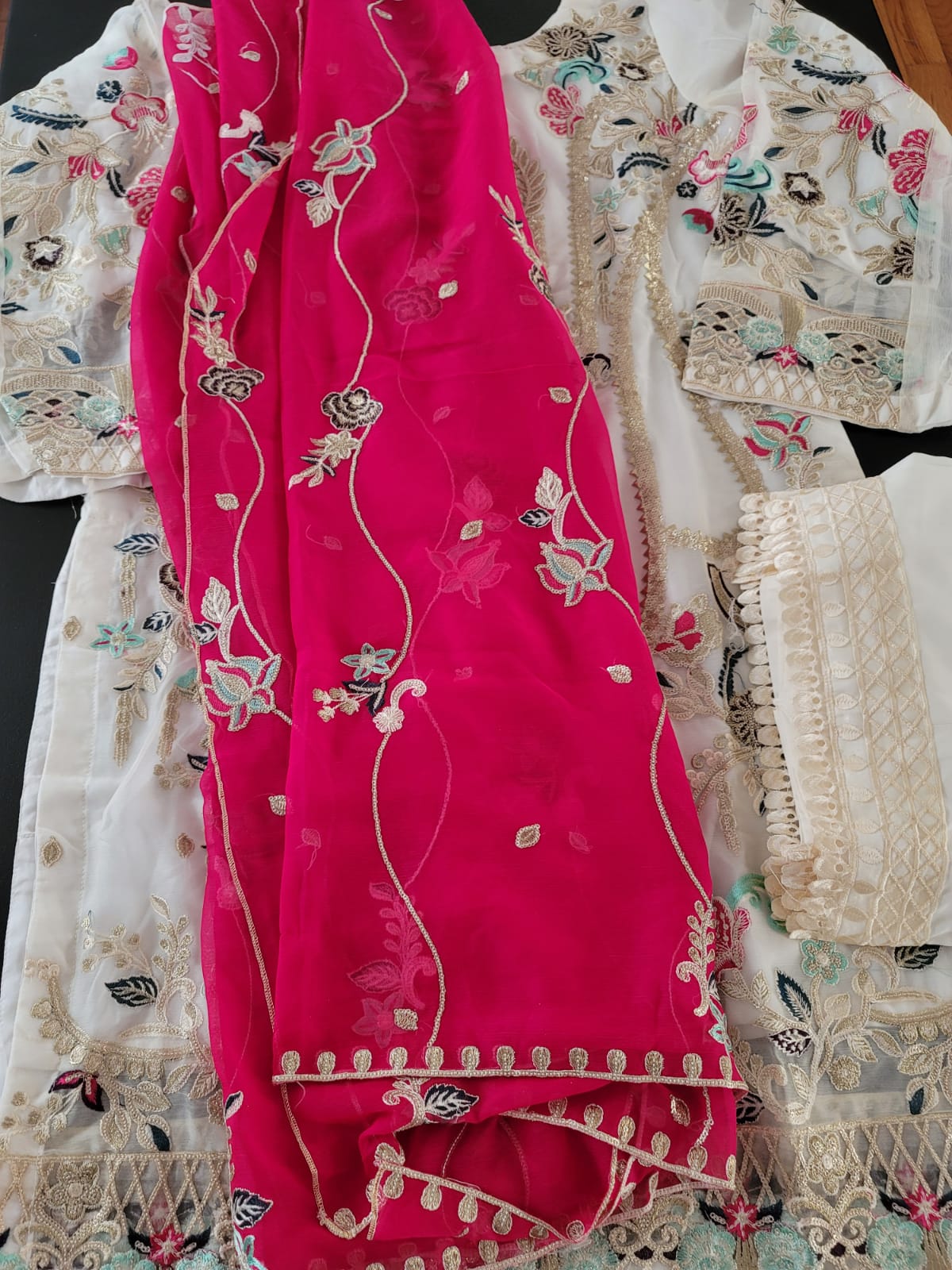 Pakistani Stitched Embroidery Party Wear Dresses Ready To Ship