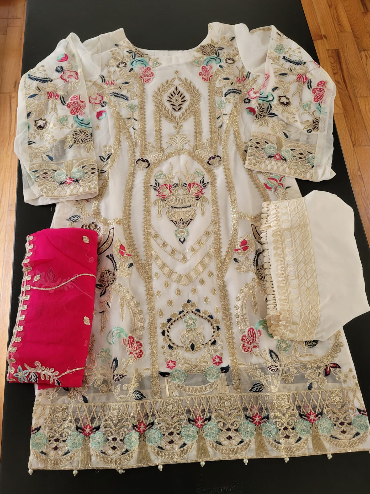Pakistani Stitched Embroidery Party Wear Dresses Ready To Ship