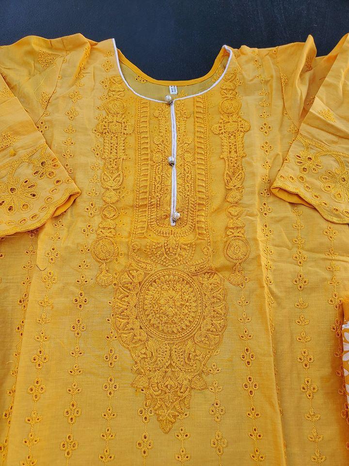 Pakistani Stitched Embroidery Lawn Suit Ready To Ship