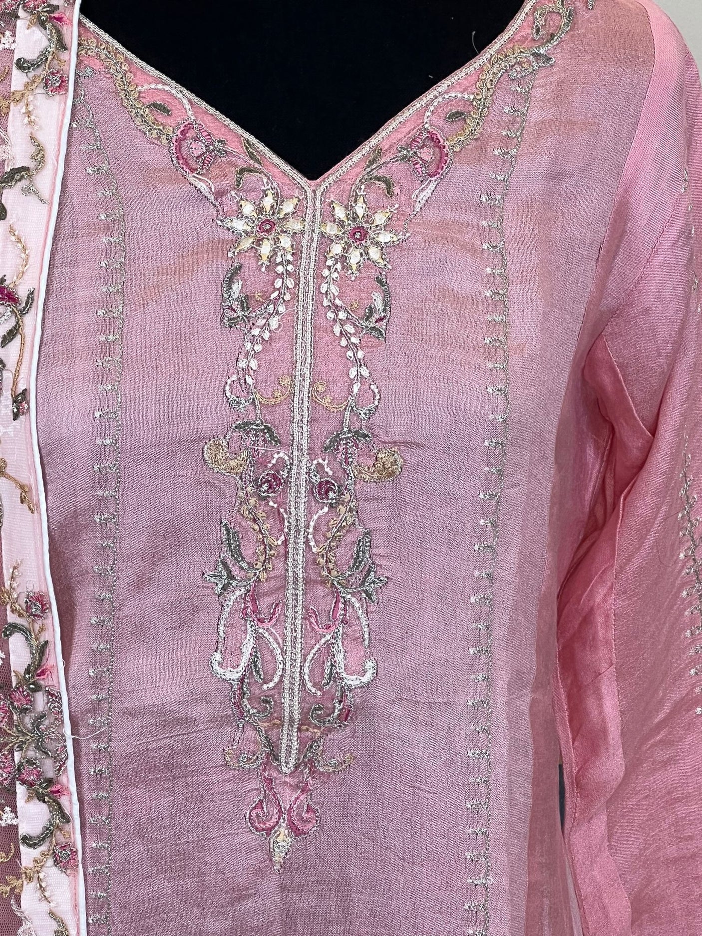 Pakistani Stitched Embroidery Party Wear Dresses Ready To Ship