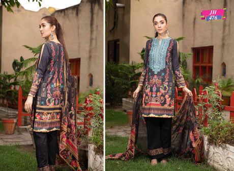 Johra Margrate Lawn Embroidered 2021 Collection -100% Original Guaranteed